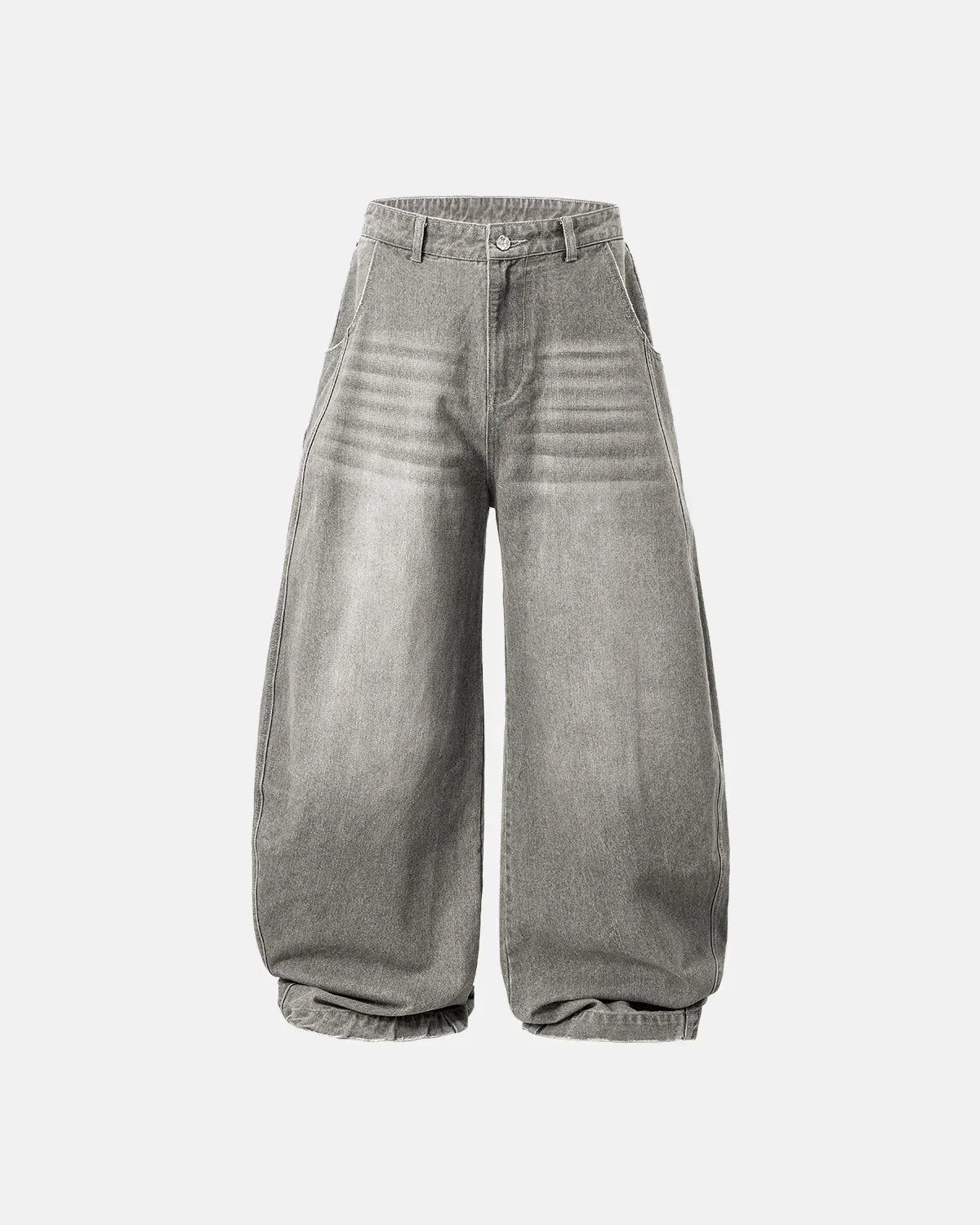 Washed Barrel Baggy Jeans