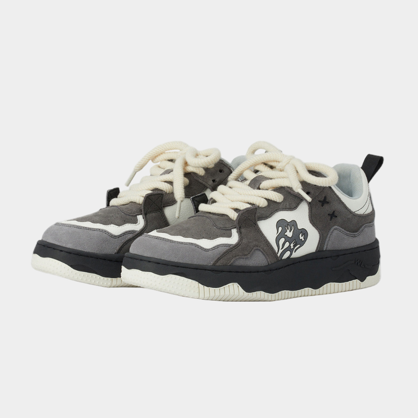 Monochrome Heavy-Duty Sneakers