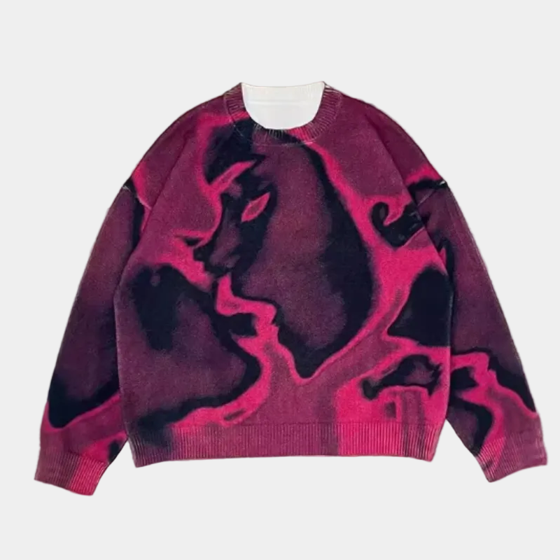Vortex Graphic Sweatshirt - Purple