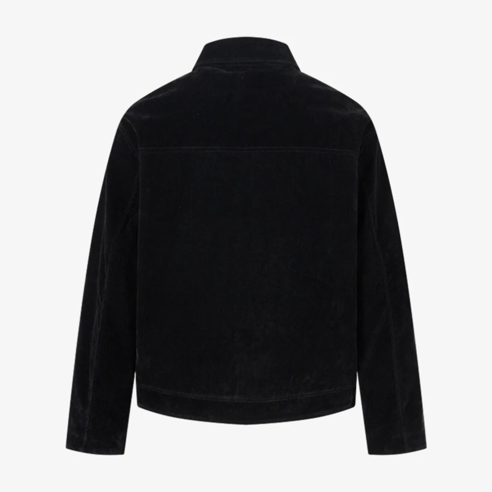 Retro Unique Metal Button Suede Lapel Bomber Jacket