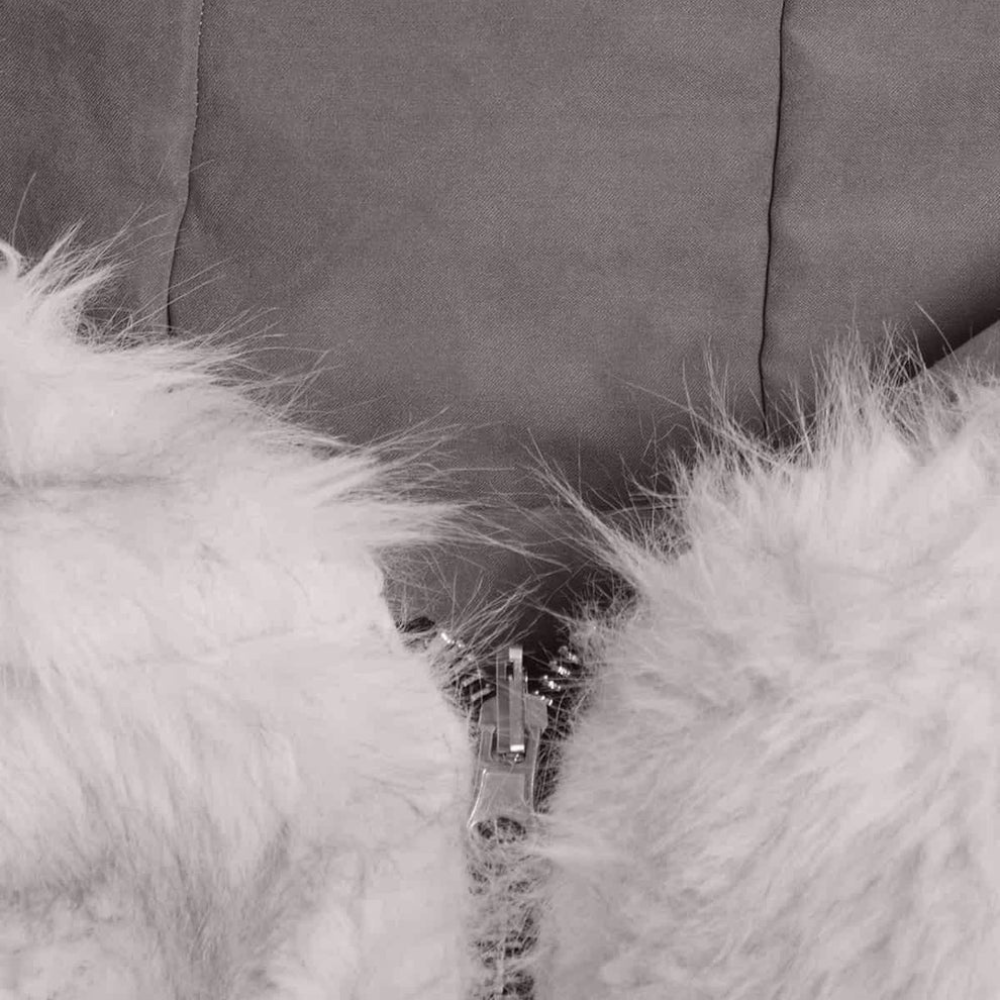 Oversized Reversible Fur Hooded Jacket