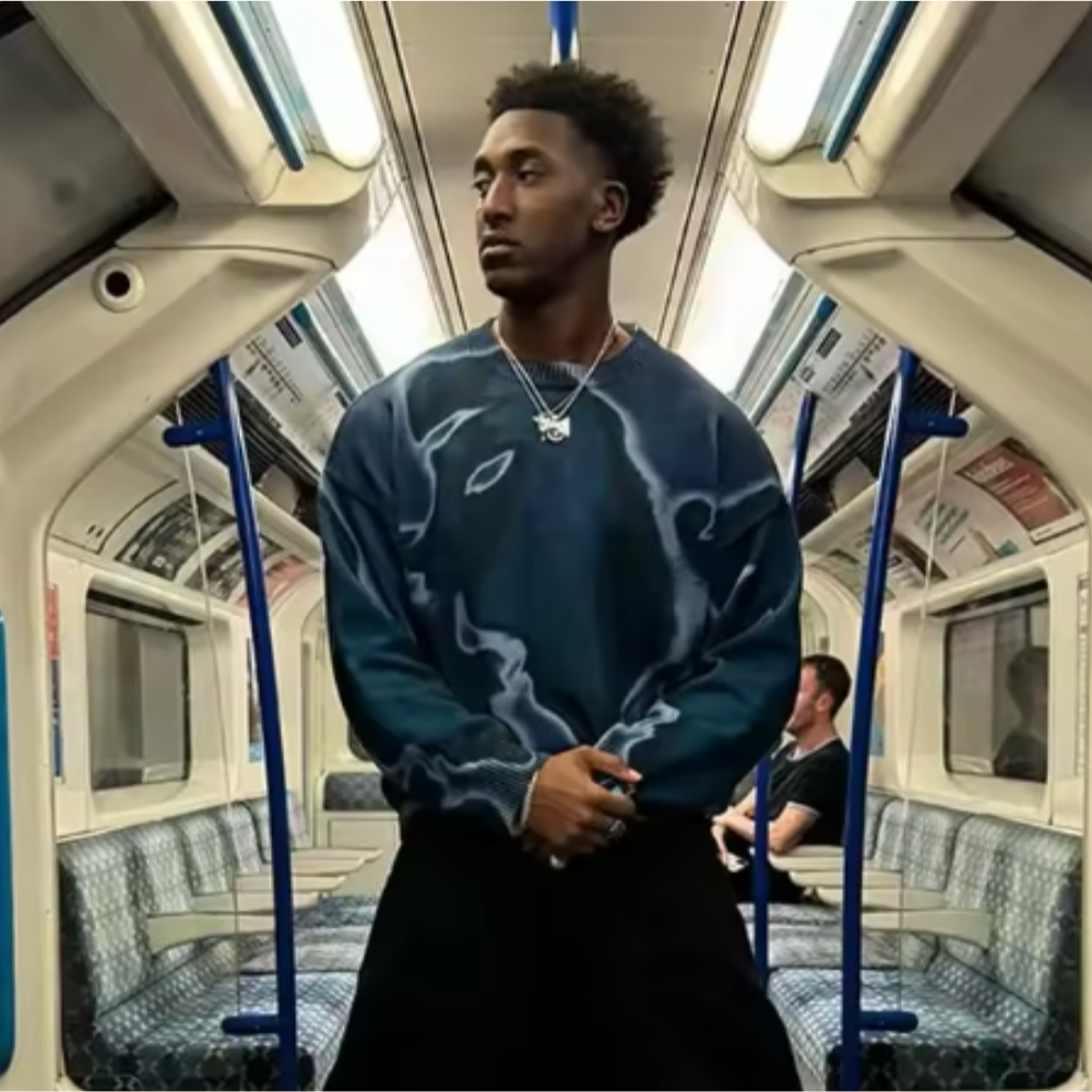 Vortex Graphic Sweatshirt - Black