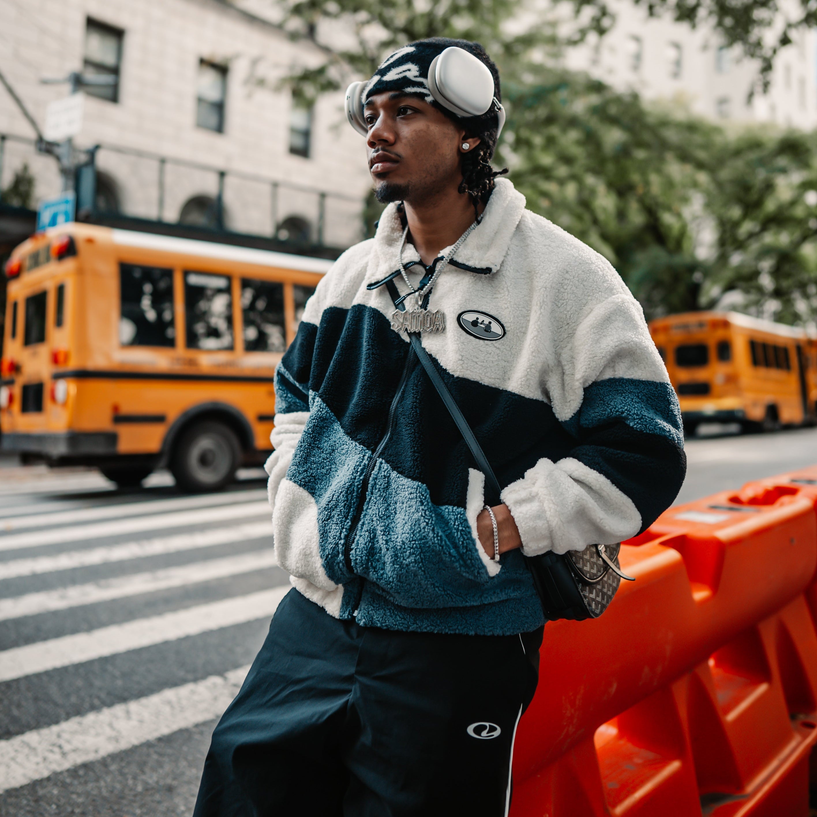 Valento x Fuzzy Retro Fleece Jacket