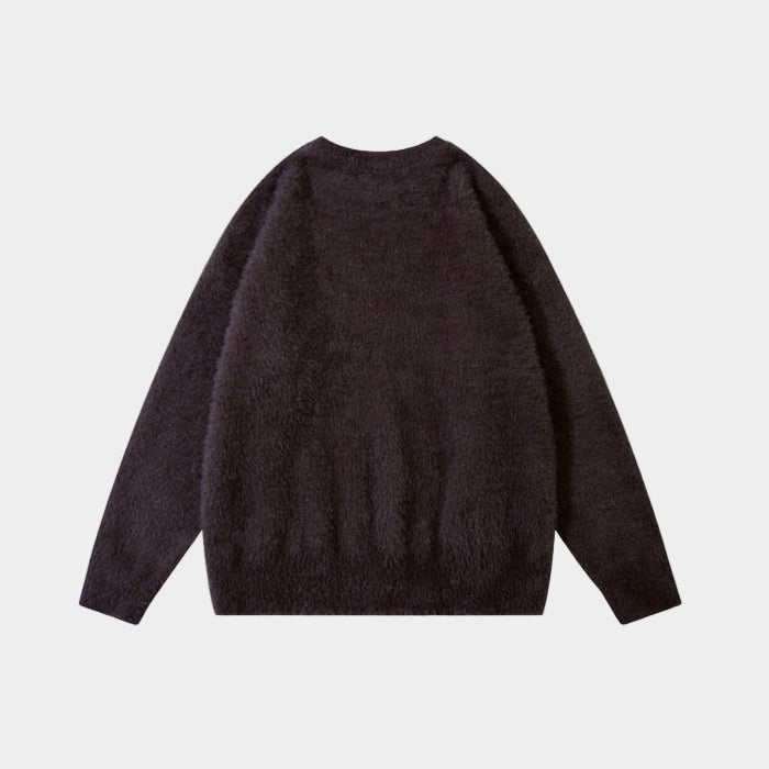 'Tribal' Knitted Sweater - Apricot
